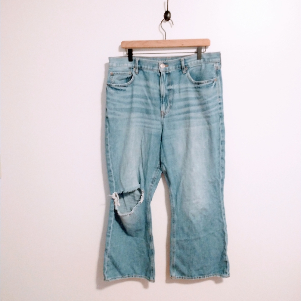 American Eagle Outfitters Light Blue Flare Jeans